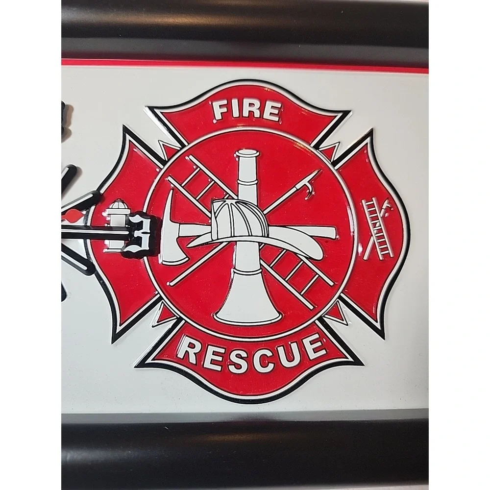 Fire Rescue Wall Clock‎